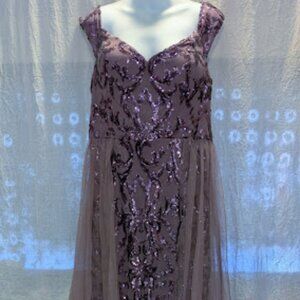 Purple Sequin Formal Gown by Fashion Nova